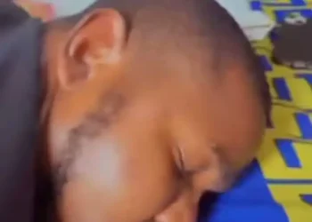 Any need for DNA Test? Lady shows off striking resemblance between husband and son (video)