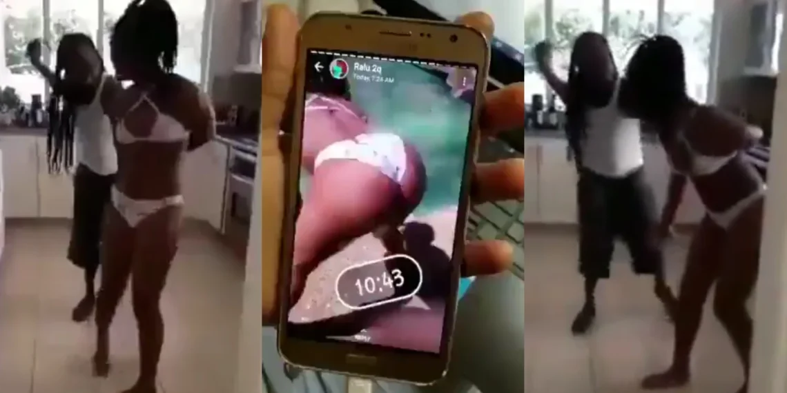 Father came across a video of his daughter twerking and corrects it 1 Father came across a video of his daughter twerking and corrects it