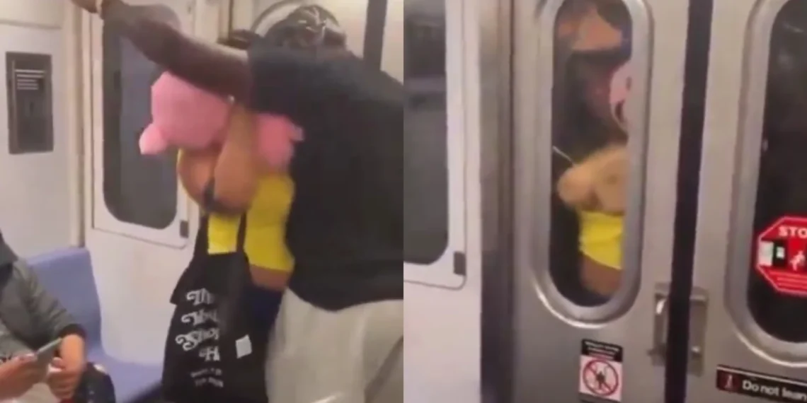Couple ignores passengers, performs s£xual intercourse inside train [VIDEO]