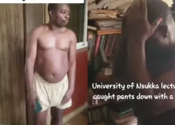 UNN GS Lecturer caught pant down with a married lady (VIDEO)