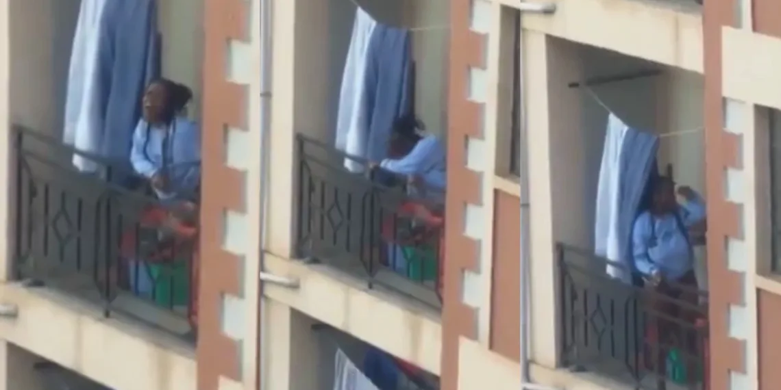 Trending Video of a woman receiving backstroke in South B apartments 1 Trending Video of a woman receiving backstroke in South B apartments