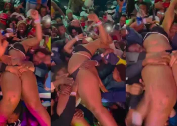 Video of thousands sticking their fingers into Zodwa’s private part during her show