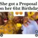 Heartfelt Moment a Woman Gets a Marriage Proposal on Her 61st Birthday (video) 10 Heartfelt Moment a Woman Gets a Marriage Proposal on Her 61st Birthday (video)