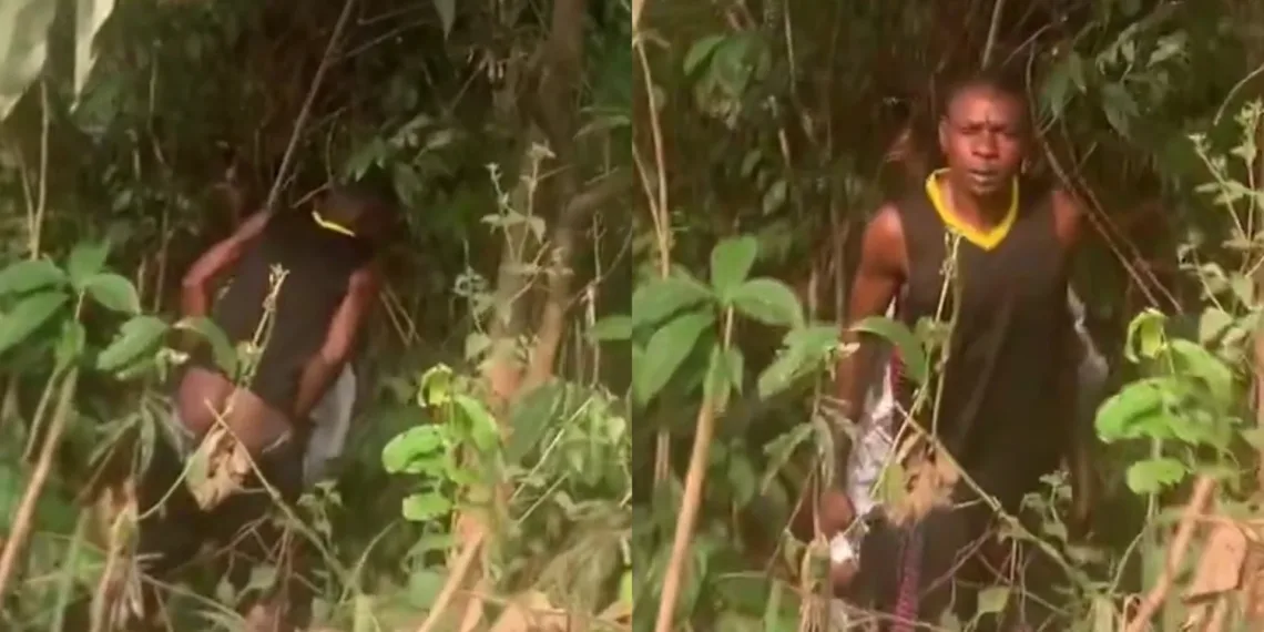 Trending video of a man caught giving his wife collapsed dóggy in the bush 1 Trending video of a man caught giving his wife collapsed dóggy in the bush