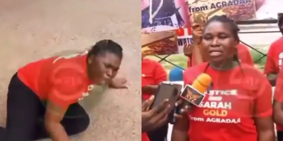 Lady weeps bittery after a Reverend she asked to pray for her pot of gold stole it [VIDEO]