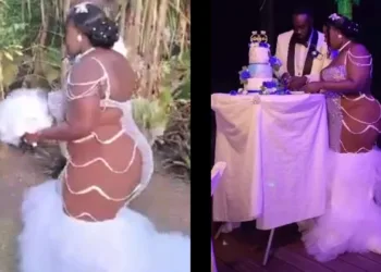 Worst wedding dress ever? See what a woman wore on her wedding day [VIDEO]