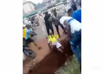 Police apprehends 22-year-old masquerade for brutally assaulting nurse, others