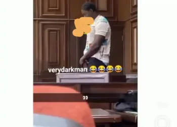 Trending video of Very Dark Man in court 3 weeks after detention (VIDEO)