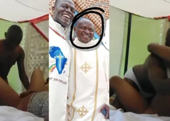 Catholic Priest Father Lucian caught in viral s£x video with a woman