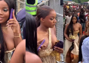 CHIVIDO24: The moment 2 slay queens were bounced from Davido’s marriage [VIDEO]