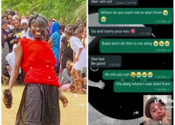 Man dumps girlfriend for acting as witch in school drama (Read chats)