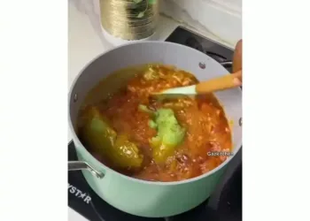 Netizens in awe as Instagram chef uses cucumber to replace tomatoes stew (VIDEO)
