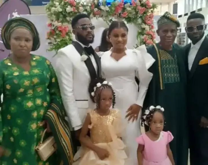 Nigerian couple trends for First Airport Wedding