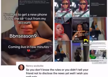 Lady In Tears As She Got Disqualified from BBNaija for Premature Announcement