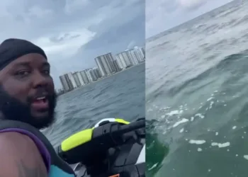 Man kicks his cheating girlfriend off jet ski in middle of ocean [VIDEO]