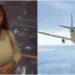 Lady secretly Jets to the United States after lying to Family and friends of denied visa