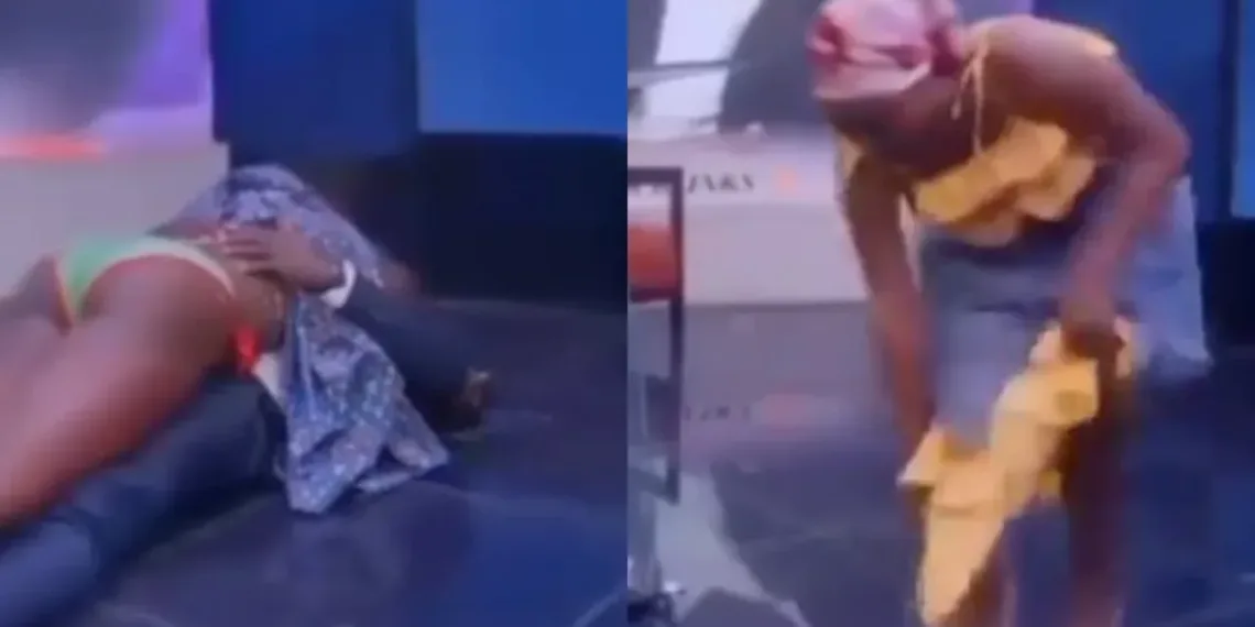 Preacher Casting Out Demons From Women By Letting them Mount Nak£d On Him In The Altar [VIDEO]