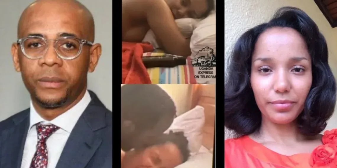 HOT VIDEO: Wife Of Baltasar Ebang Caught In Bed With Another Man Cheating