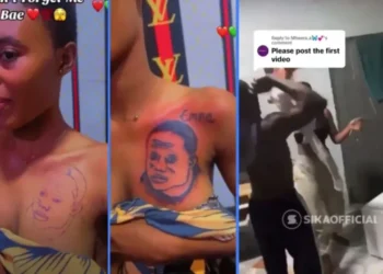 “Brother Reacts to His Sister’s Shocking Viral Tattoo of Her Boyfriend – You Won’t Believe His Response!”