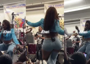 Viral Video Of A Lady’s Dancing Seductively At Holy Family Catholic Church