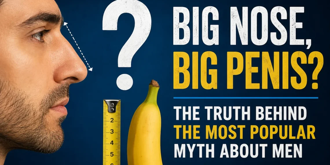 Big Nose, Big Penis? The Truth Behind a Popular Myth About Men 1 Big Nose, Big Penis? The Truth Behind a Popular Myth About Men